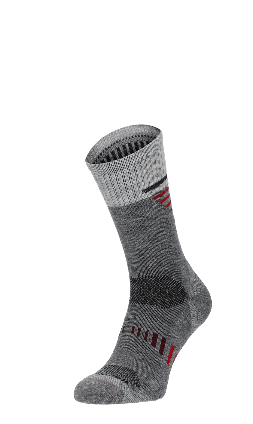 Ascend Crew II Heren Wandelsokken Klasse 1 Grey
