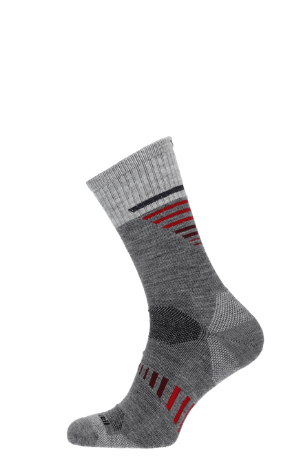 Ascend Crew II Heren Wandelsokken Klasse 1 Grey