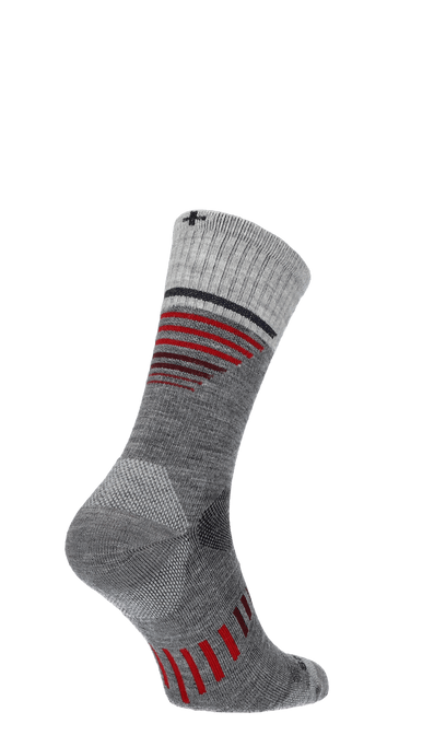 Ascend Crew II Heren Wandelsokken Klasse 1 Grey
