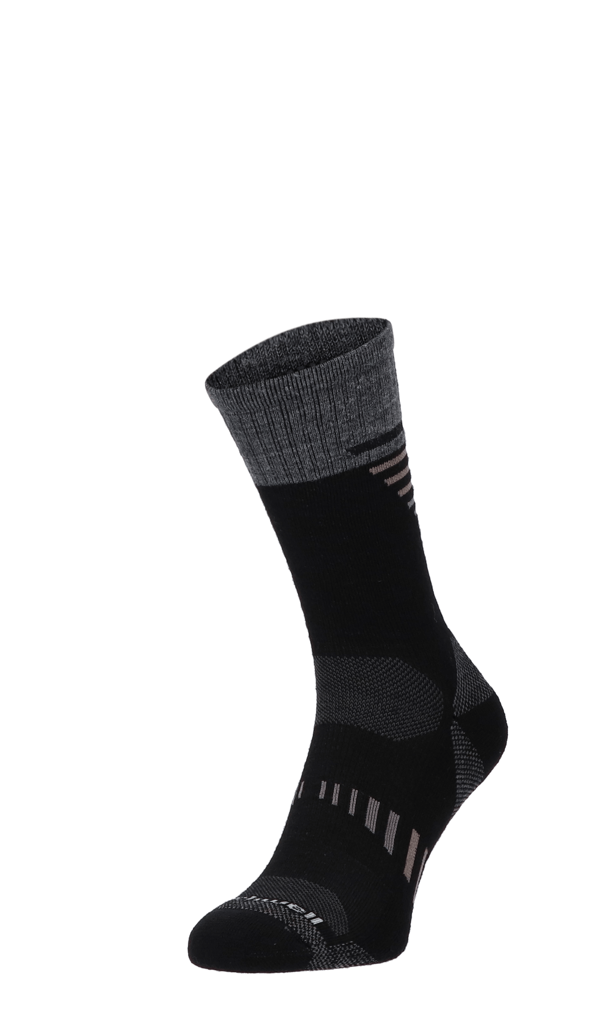 Ascend Crew II Heren Wandelsokken Klasse 1 Black