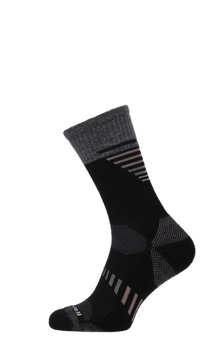 Ascend Crew II Heren Wandelsokken Klasse 1 Black