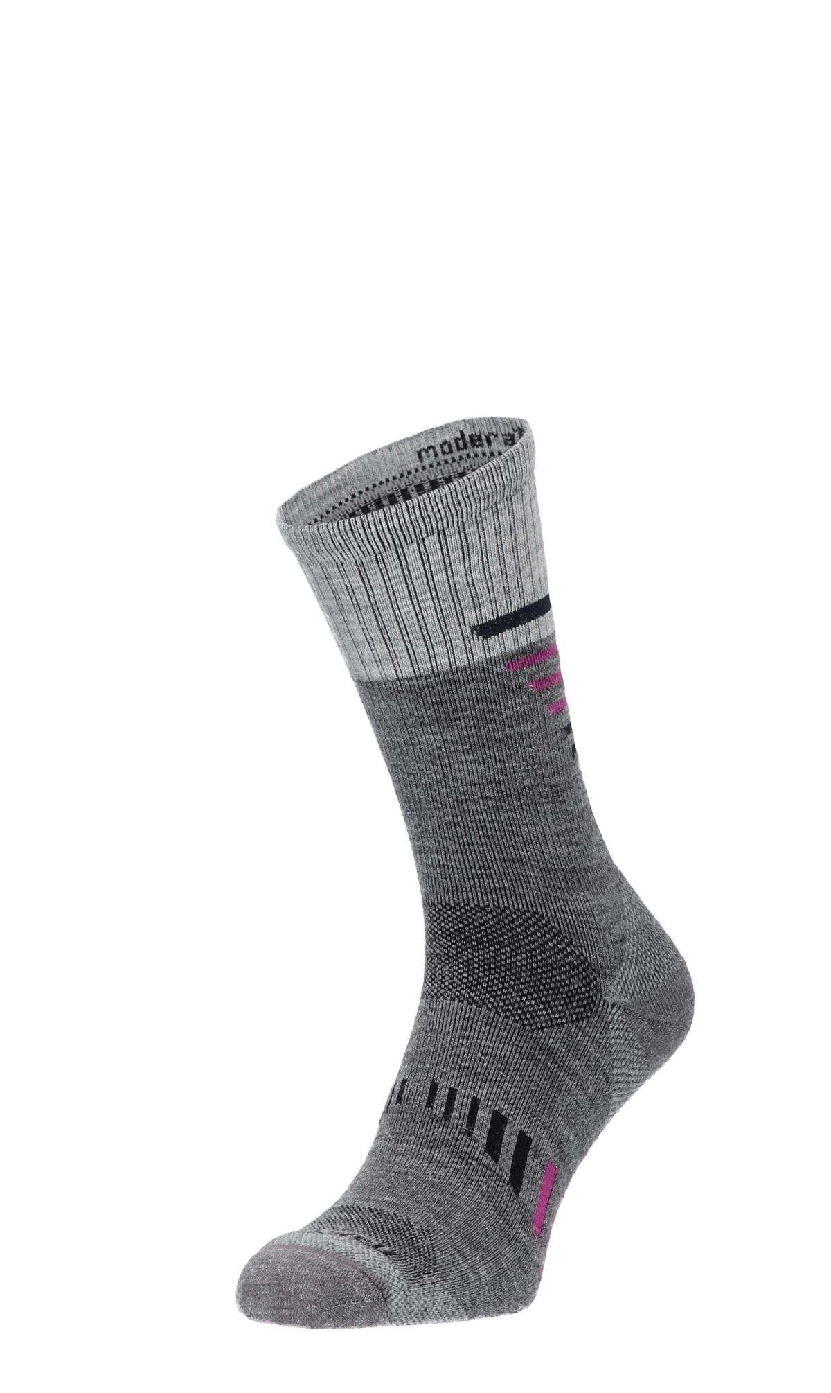 Ascend II Crew Dames Wandelsokken Klasse 1 Grey