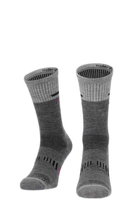 Ascend II Crew Dames Wandelsokken Klasse 1 Grey