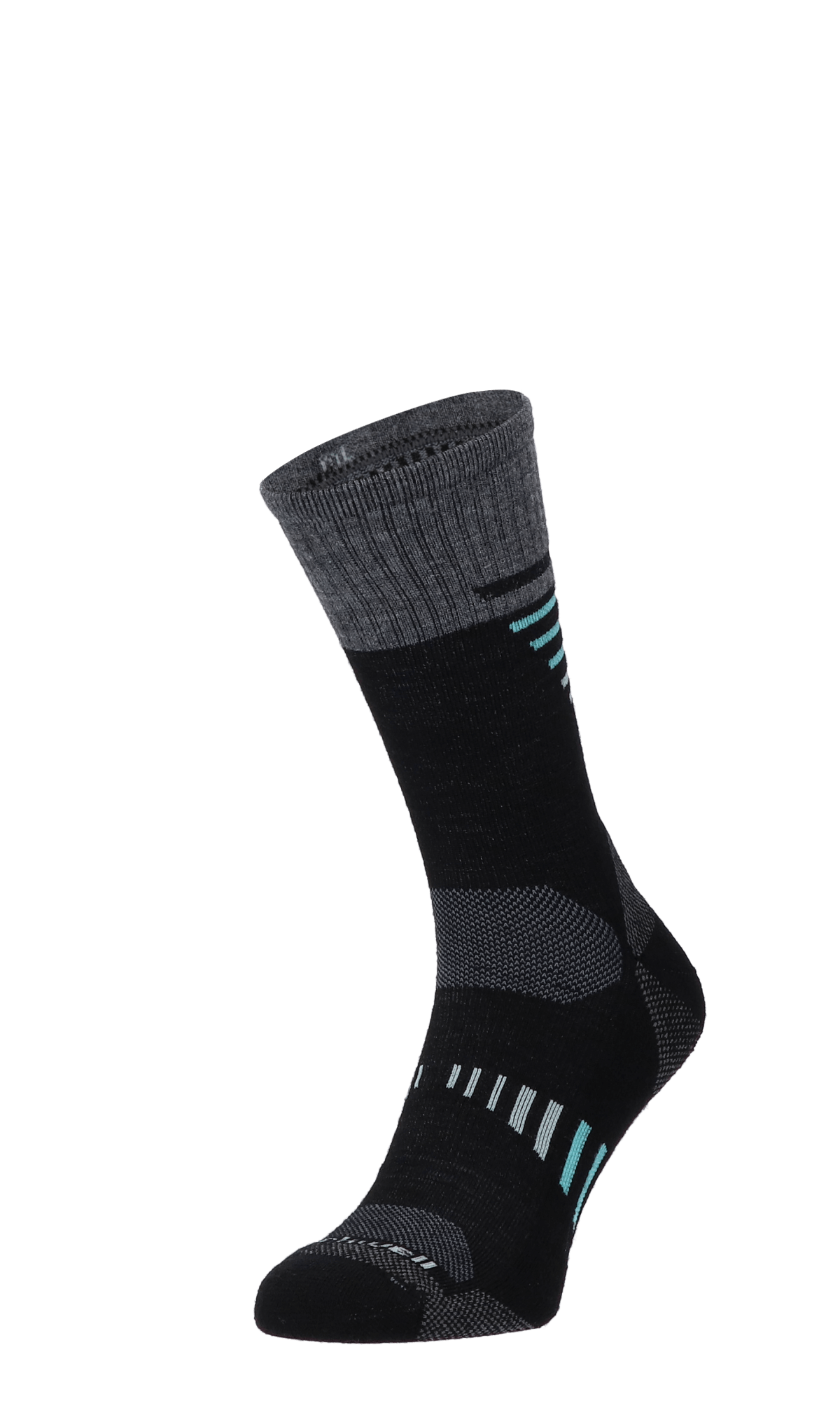 Ascend II Crew Dames Wandelsokken Klasse 1 Black