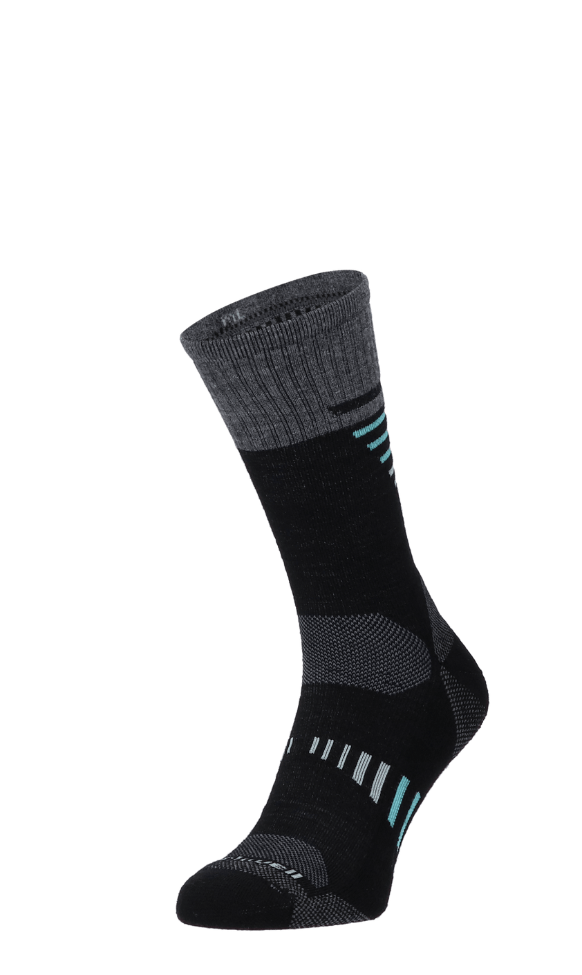 Ascend II Crew Dames Wandelsokken Klasse 1 Black