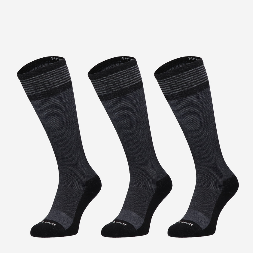 Elevation Dames Compressiekousen Black Ultra Klasse 2 (3-pack) | Maat 35-38