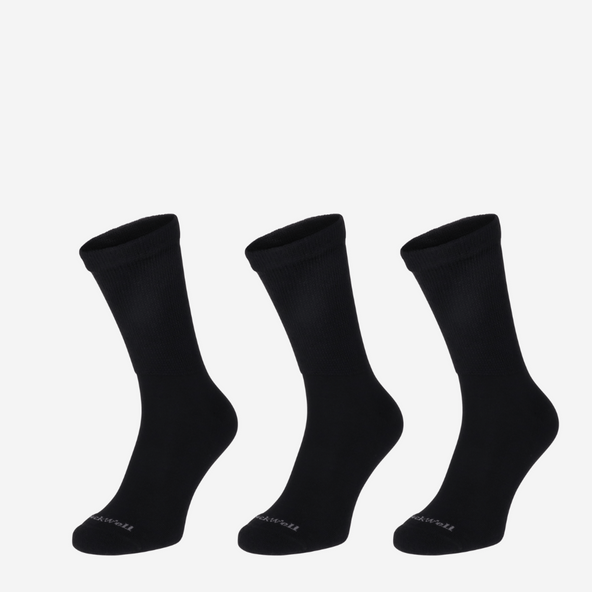 Extra Easy Dames Diabetessokken Black (3-pack) | Maat 39-43