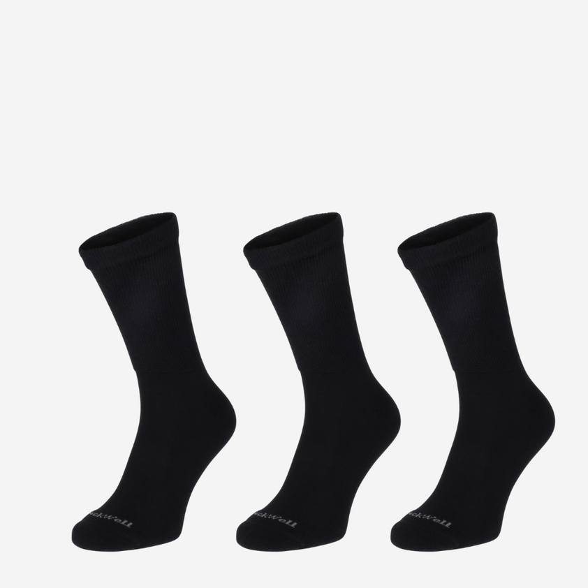 Extra Easy Dames Diabetessokken Black (3-pack) | Maat 35-38