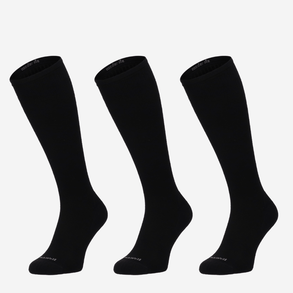 Featherweight Heren Maat 44-47 Compressiekousen Klasse 1 Black (3-pack)