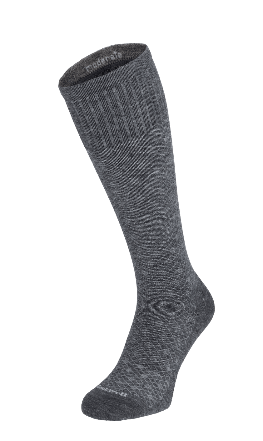 Featherweight Heren Compressiekousen Klasse 1 Charcoal