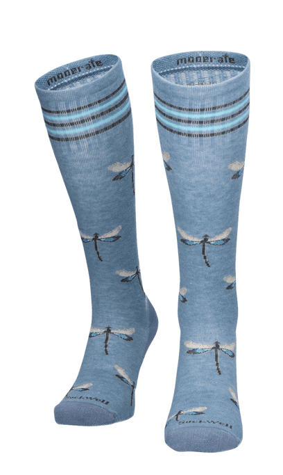 Dragonfly Dames Compressiekousen Klasse 1 Bluestone Shimmer