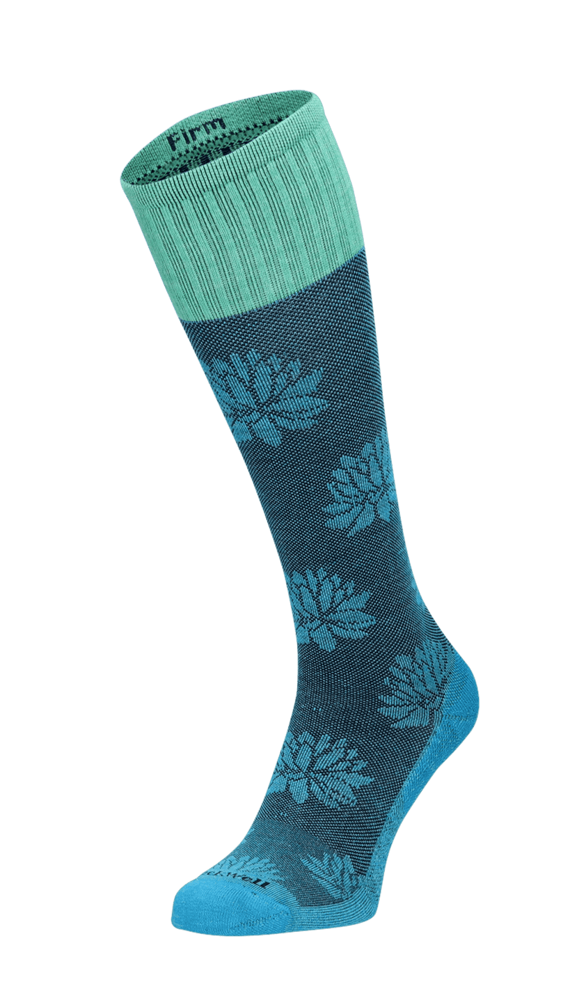 Lotus Lift Dames Compressiekousen Klasse 2 Turquoise