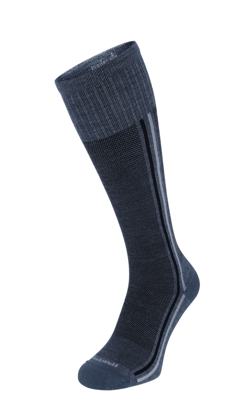 Retro Race Heren Compressiekousen Klasse 1 Denim