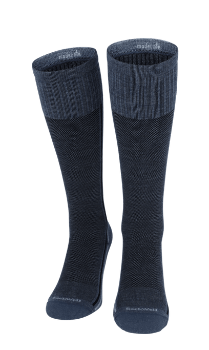 Retro Race Heren Compressiekousen Klasse 1 Denim