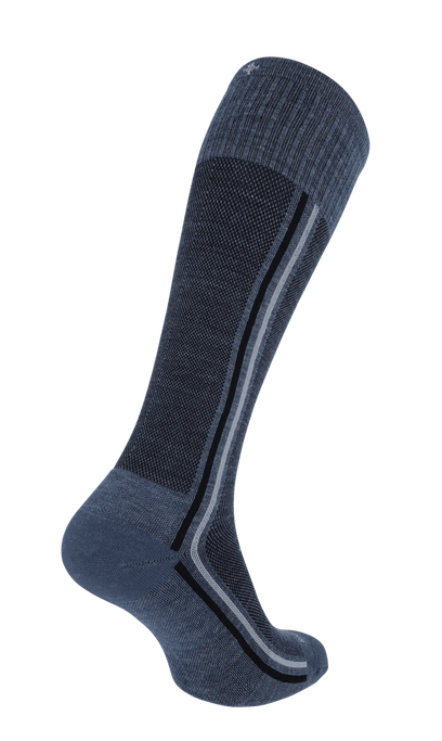 Retro Race Heren Compressiekousen Klasse 1 Denim