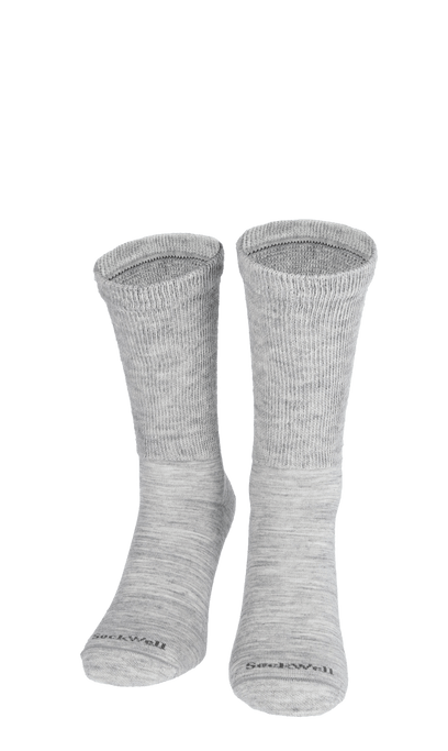 Extra Easy Heren Diabetessokken Light Grey