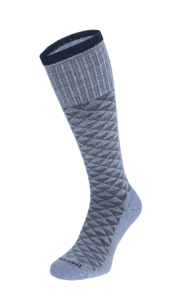Dapper Heren Compressiekousen Klasse 2 Bluestone