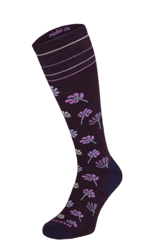 Field Flower Dames Compressiekousen Klasse 1 Blackberry