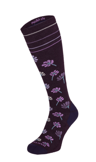 Field Flower Dames Compressiekousen Klasse 1 Blackberry