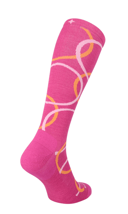 In The Loop Dames Compressiekousen Klasse 1 Raspberry