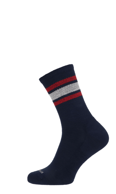 Plantar Ease Retro Heren Hielspoor Sokken Klasse 2 Navy