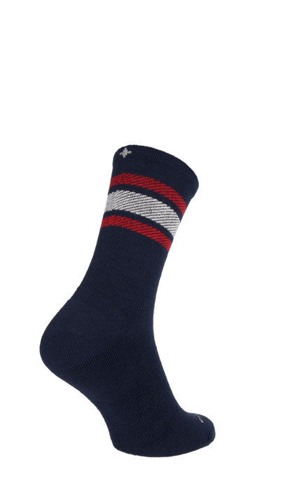 Plantar Ease Retro Heren Hielspoor Sokken Klasse 2 Navy