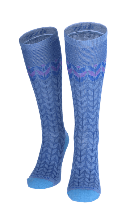 Bean Stalk Dames Compressiekousen Klasse 1 Cornflower