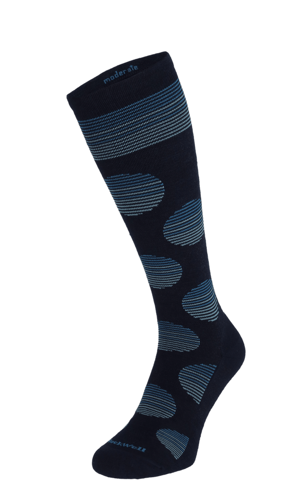 Featherweight Dot Dames Compressiekousen Klasse 1 Navy