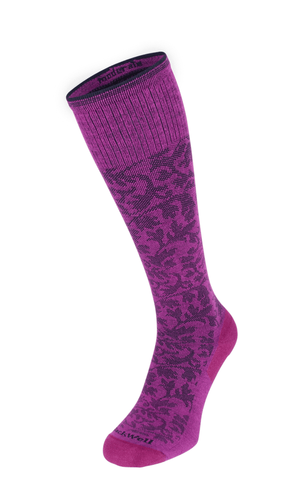 Damask Dames Compressiekousen Klasse 1 Violet