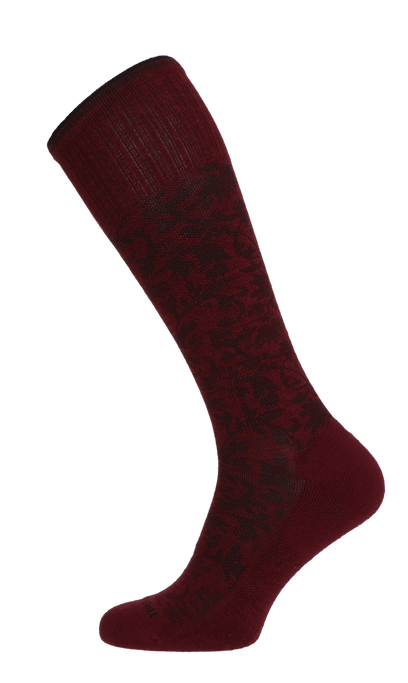 Damask Dames Compressiekousen Klasse 1 Cranberry