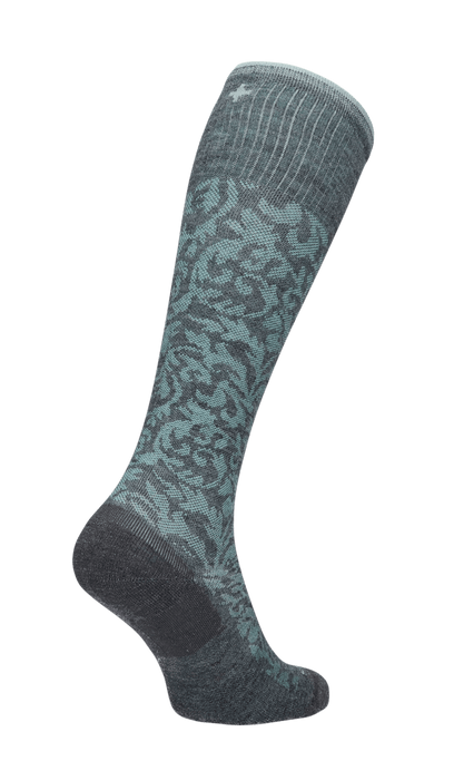 Damask Dames Compressiekousen klasse 1 Charcoal