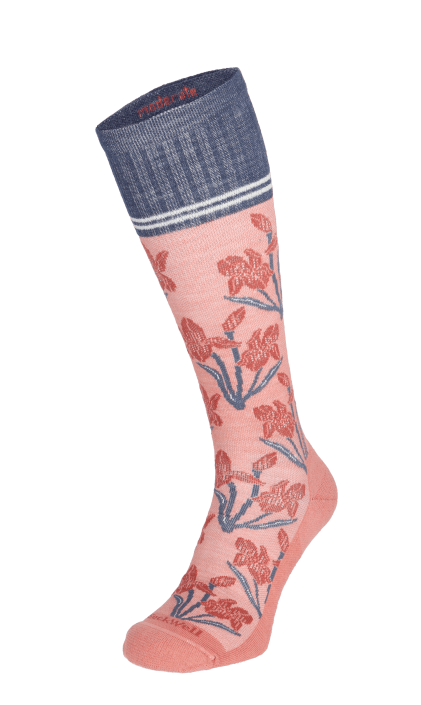 Iris Dames Compressiekousen Klasse 1 Pink Clay