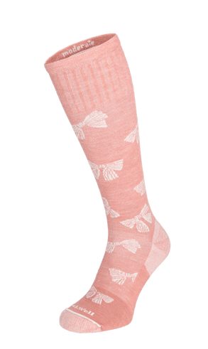 Bows Dames Compressiekousen Klasse 1 Pink Clay