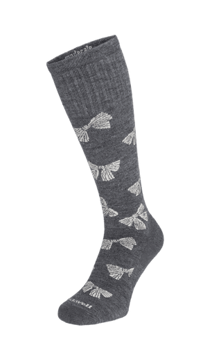 Bows Dames Compressiekousen Klasse 1 Charcoal