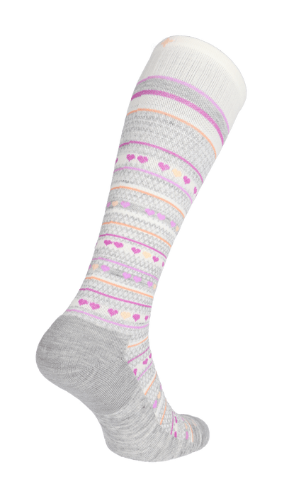 Heartlink Dames Compressiekousen Klasse 2 Light Grey
