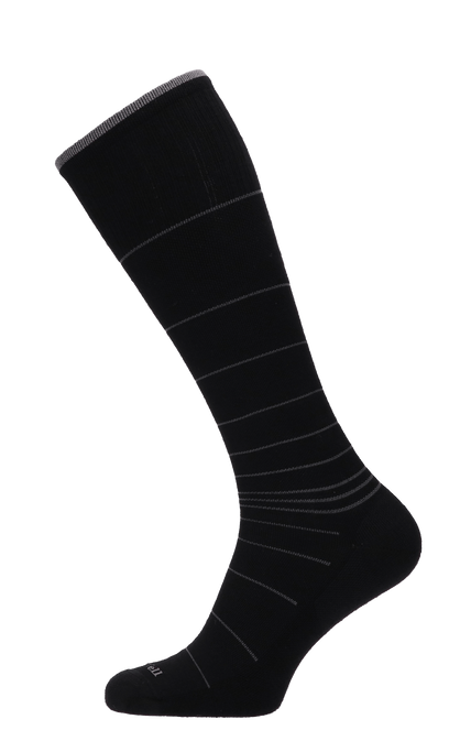 Circulator Heren Compressiekousen Klasse 1 Black Stripe