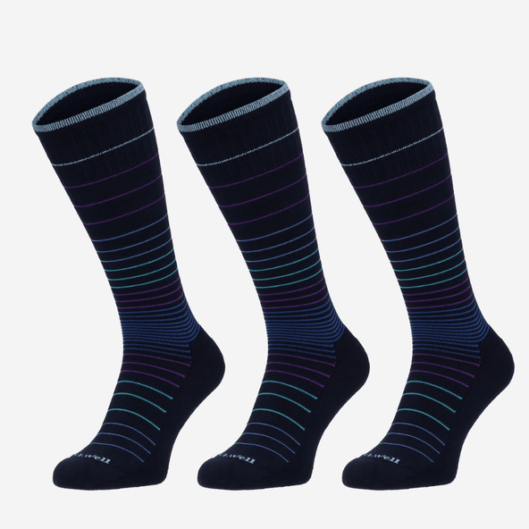 Circulator Dames Maat 39-43 Compressiekousen Navy Klasse 1 (3-pack)