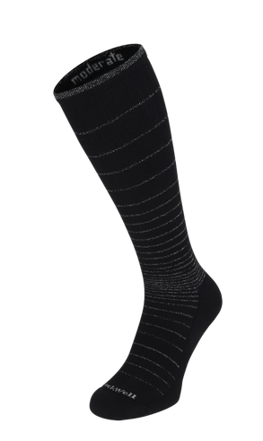 Circulator Dames Compressiekousen Klasse 1 Black Sparkle