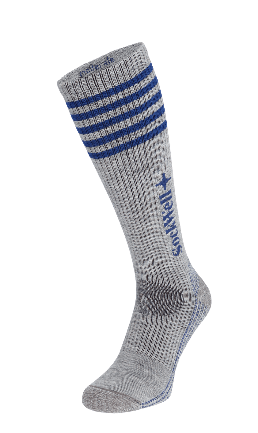 Run Club Heren Sportsokken Klasse 1 Light Grey