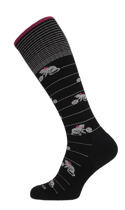 Playful Dames Compressiekousen Klasse 1 Black