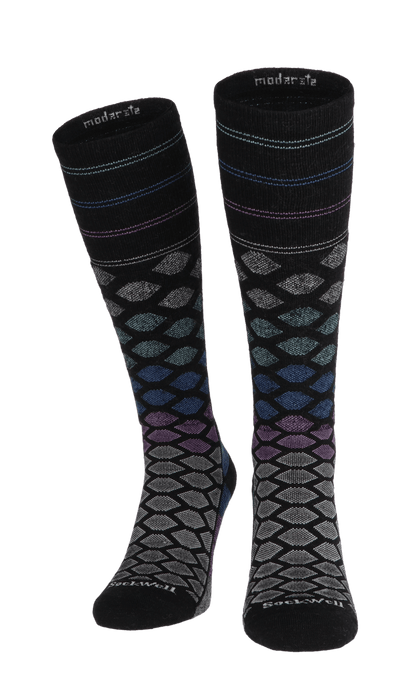 The Edge Medium Dames Skisokken Klasse 1 Black