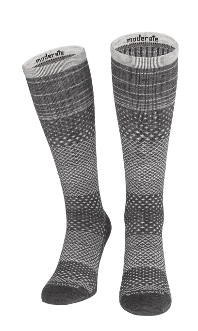 Micro Grade Dames Compressiekousen Klasse 1 Charcoal