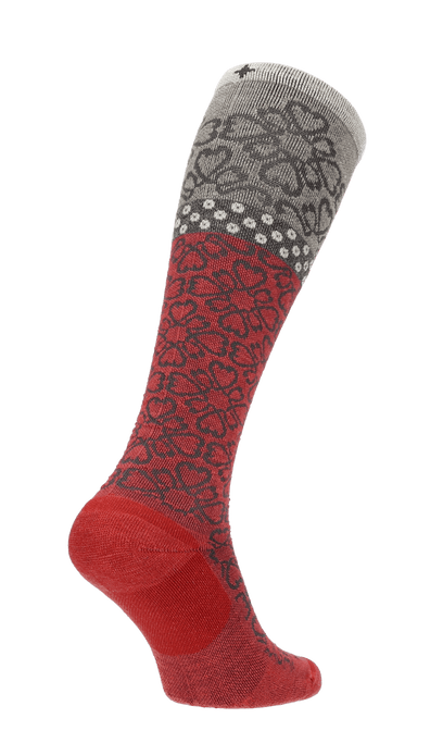 Botanical Dames Compressiekousen Klasse 1 Red Rock