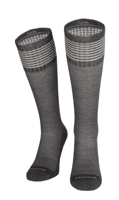 Elevation Dames Compressiekousen Klasse 2 Charcoal Solid