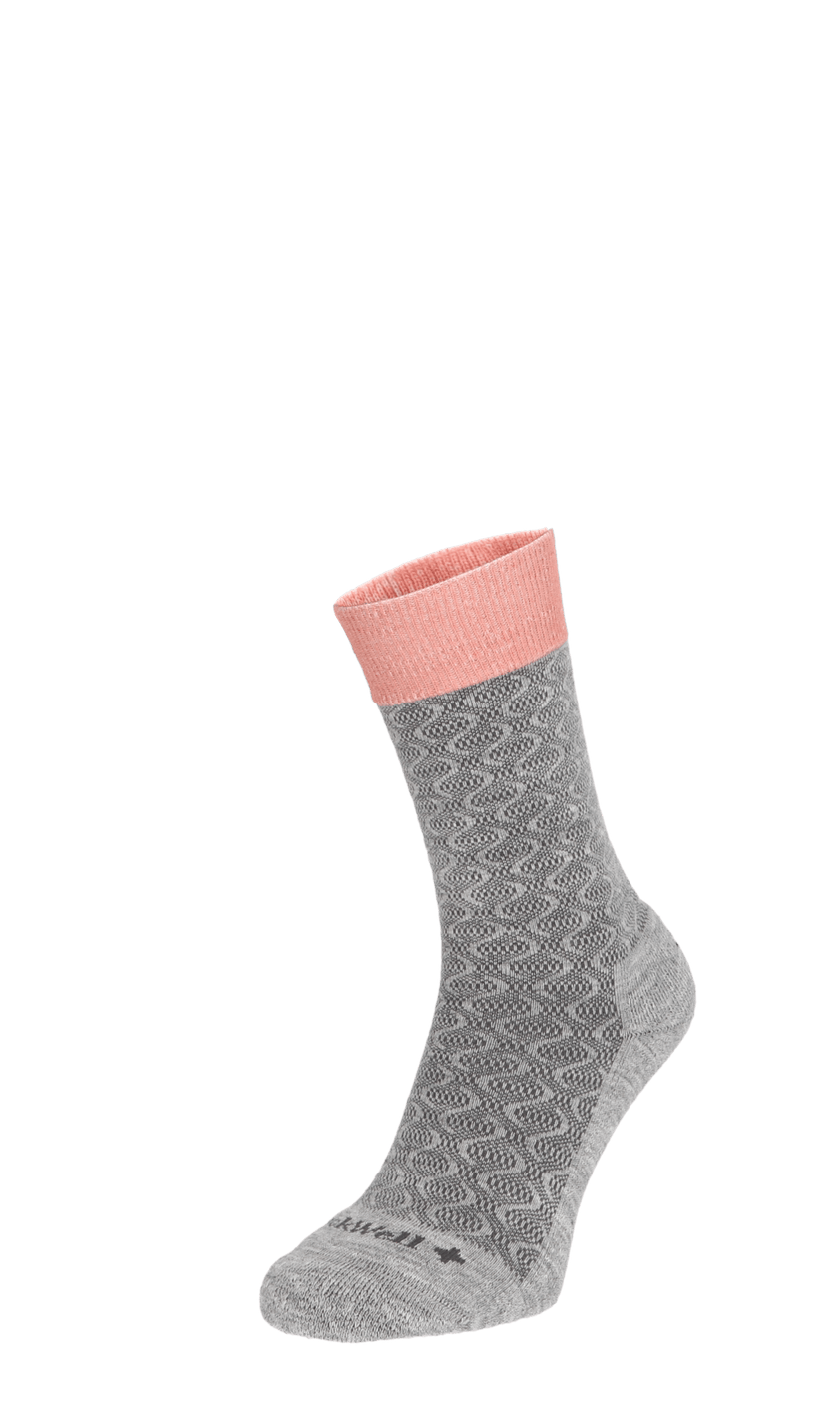 Softie Dames Diabetessokken Light Grey