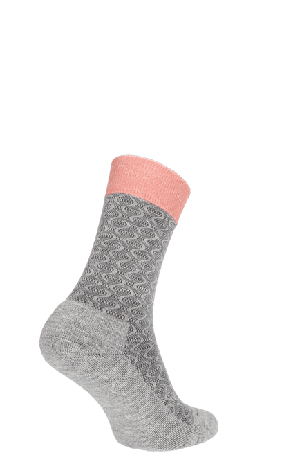 Softie Dames Diabetessokken Light Grey