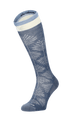 Full Floral Dames Compressiekousen Klasse 1 Denim