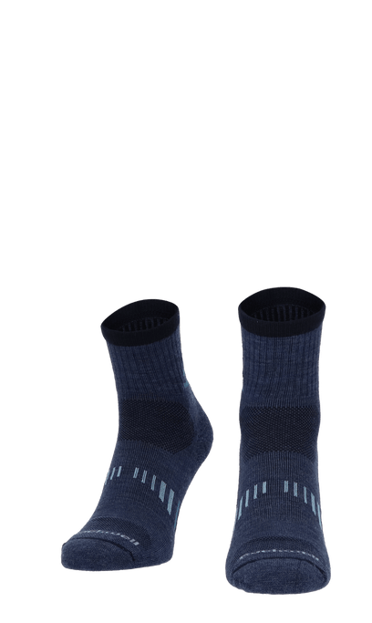 Ascend II Quarter Heren Wandelsokken Klasse 1 Denim
