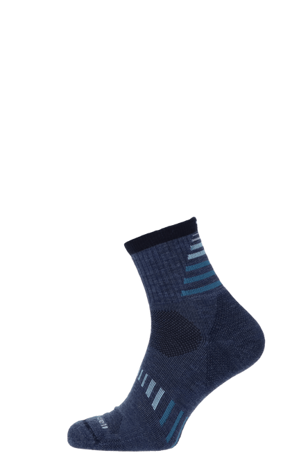 Ascend II Quarter Heren Wandelsokken Klasse 1 Denim
