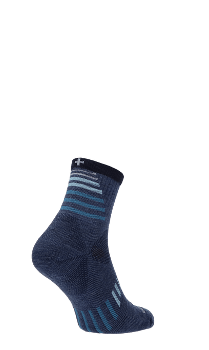 Ascend II Quarter Heren Wandelsokken Klasse 1 Denim
